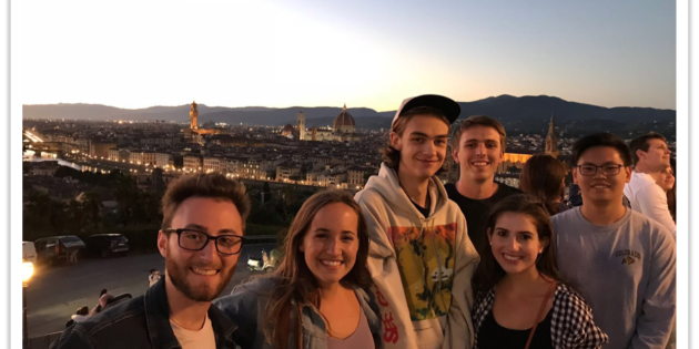 Connor McGlone in Florence, Italy