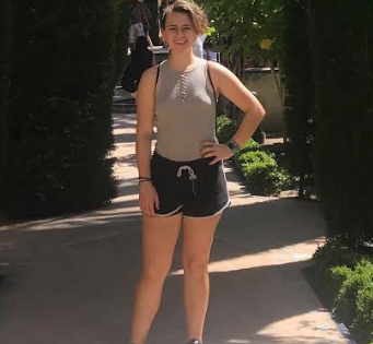Karime poses in Spain